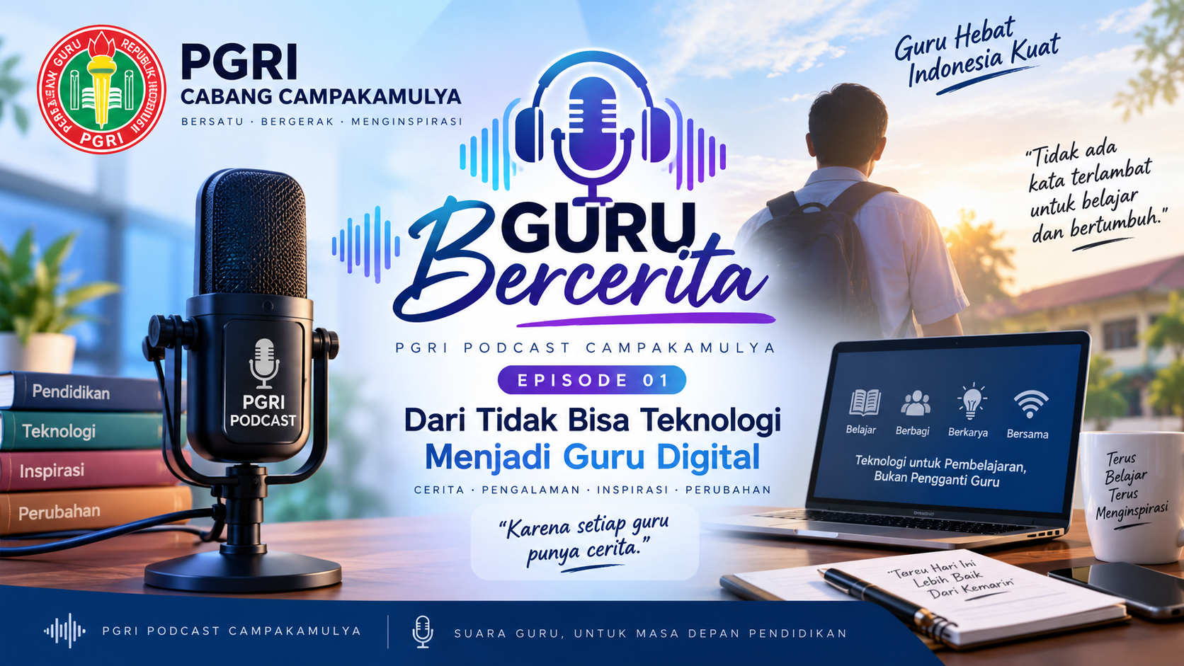 Dari Tidak Bisa Teknologi Menjadi Guru Digital